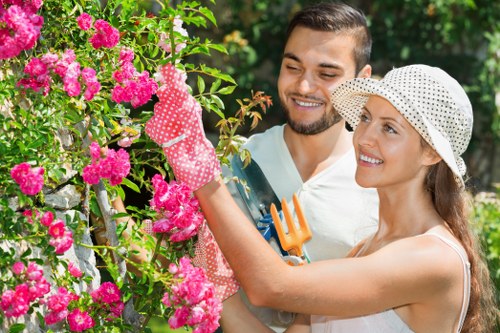 Community gardening event in Lower Morden