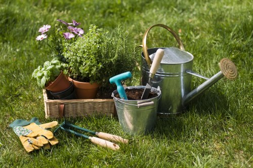 Local Stoke Newington gardeners working on a vibrant outdoor space