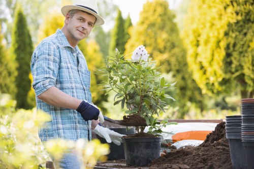 Gardeners participating in a workshop